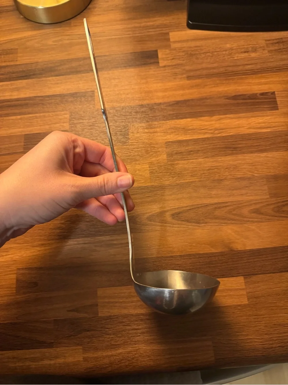 Vintage EKCO Stainless Steel Serving Ladle - Metallic Silver